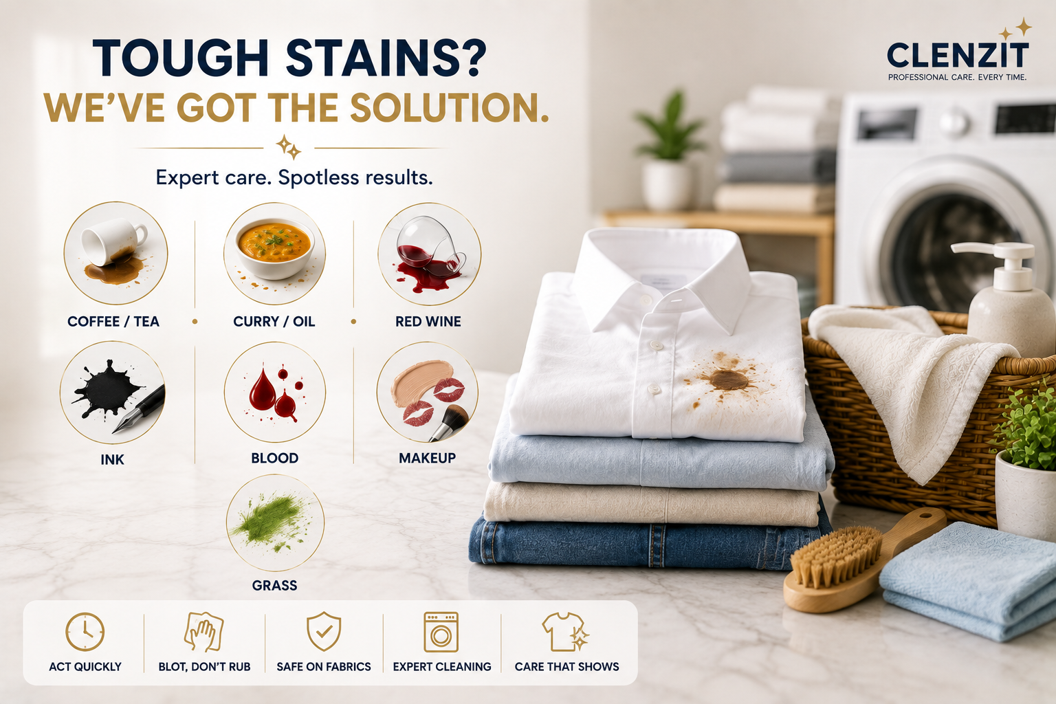 The Ultimate Guide to Removing Tough Stains Without Damaging Your Clothes