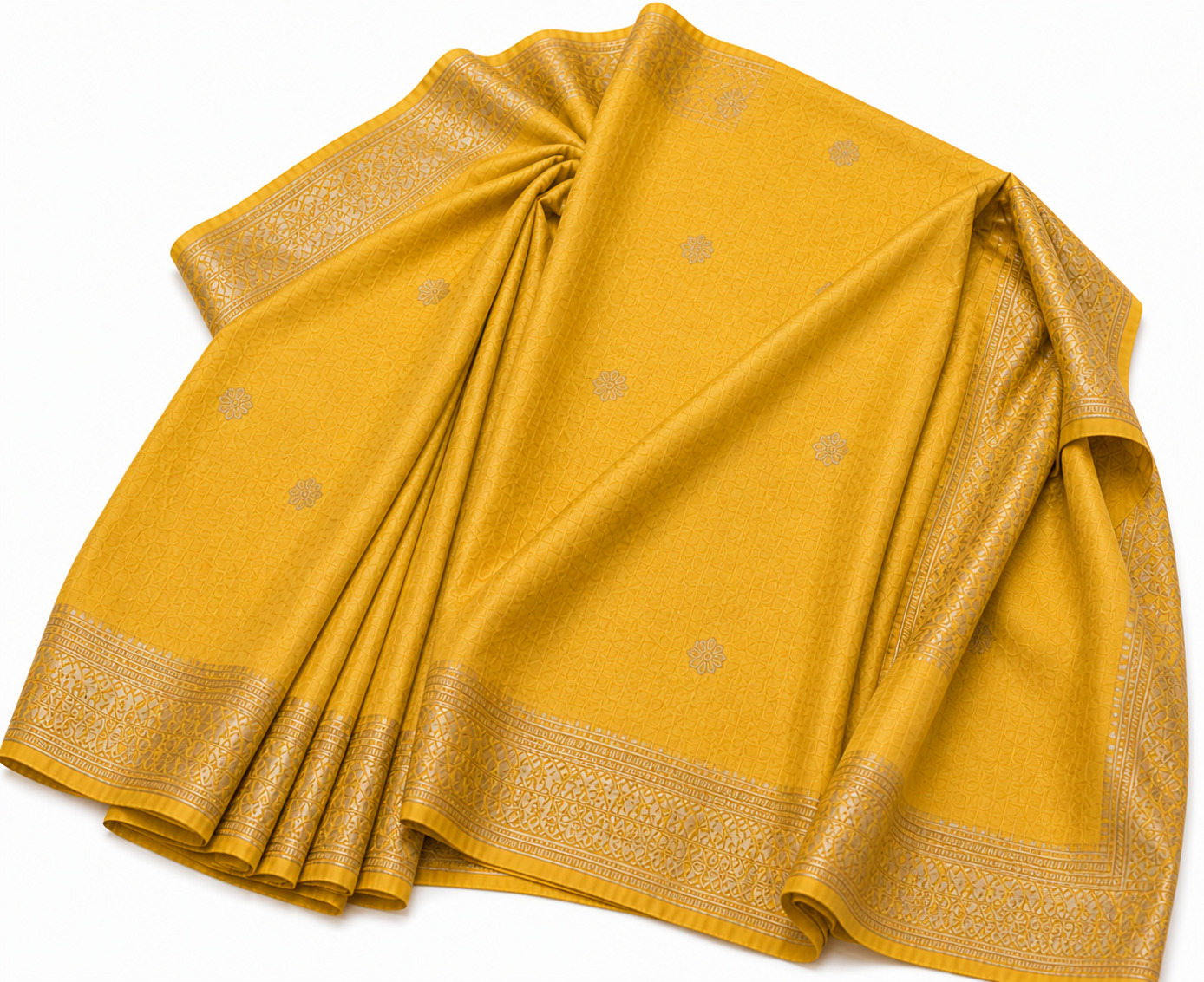 Fresh saree after cleaning